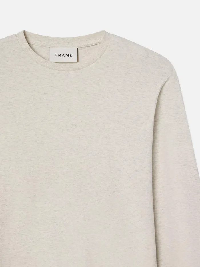 Men FRAME Tees and Polos Duo Fold Long Sleeve Crew Men FRAME Tees and Polos Duo Fold Long Sleeve Crew