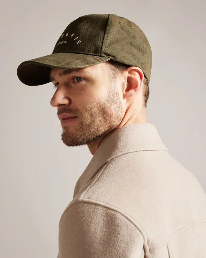 Men FRREDDI 8211 Branded Cap Khaki Ted Baker Hats and Caps Men FRREDDI 8211 Branded Cap Khaki Ted Baker Hats and Caps