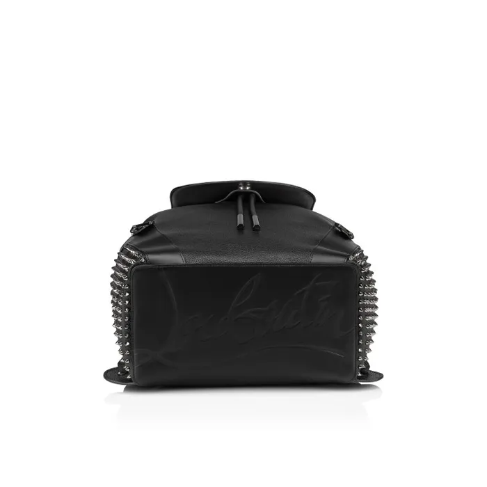 Men Funky Backpack 8211 Calf Leather And Spikes 8211 Black Christian Louboutin Backpacks