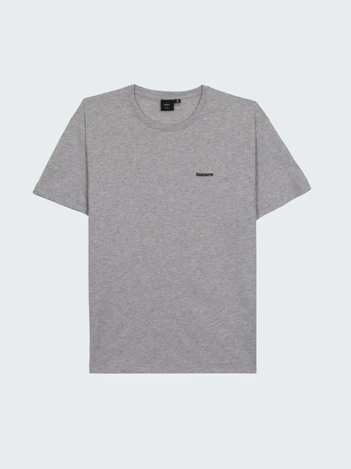 Men Harlyn Logo TShirt Grey Marl Finisterre TShirts