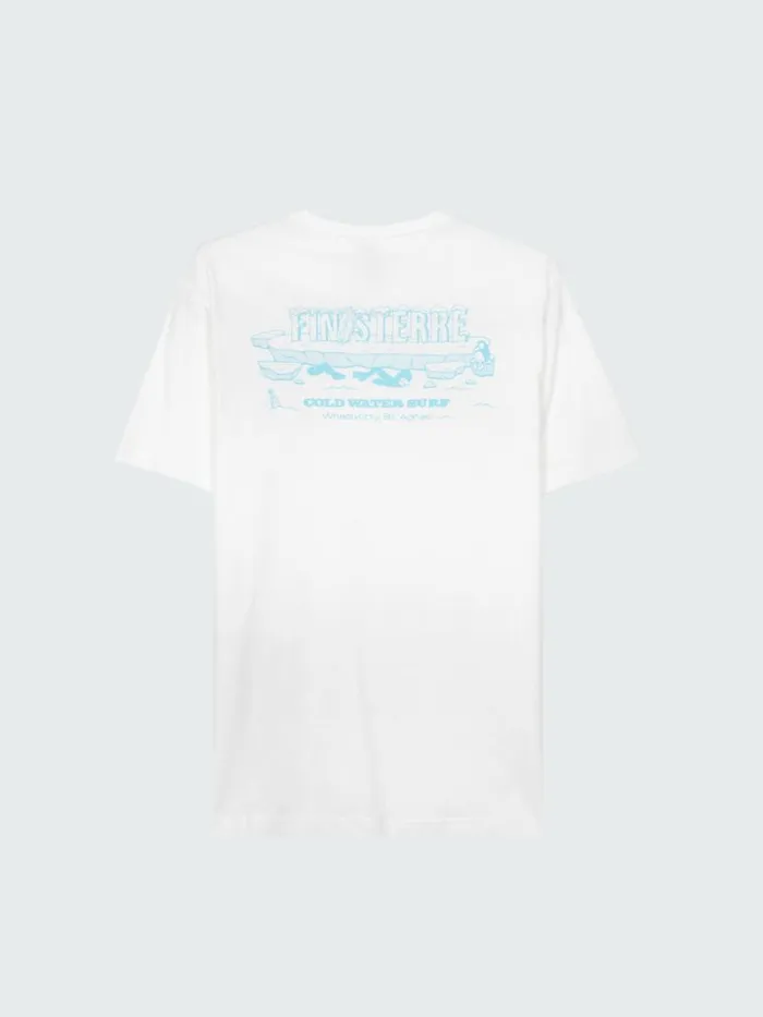 Men Ice Cold TShirt White Finisterre TShirts