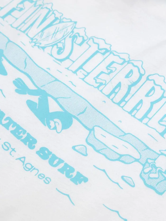 Men Ice Cold TShirt White Finisterre TShirts