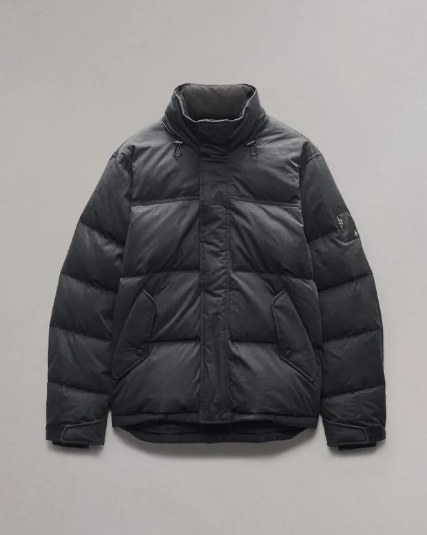 Men Jackets and Coats Rag and Bone Bubble Down Jacket Jet Black