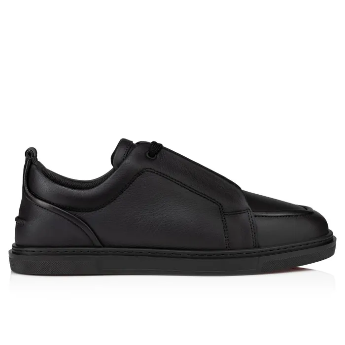 Men Jimmy Sneakers 8211 Calf Leather And Nappa Leather 8211 Black Christian Louboutin Sneakers