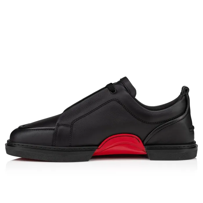 Men Jimmy Sneakers 8211 Calf Leather And Nappa Leather 8211 Black Christian Louboutin Sneakers