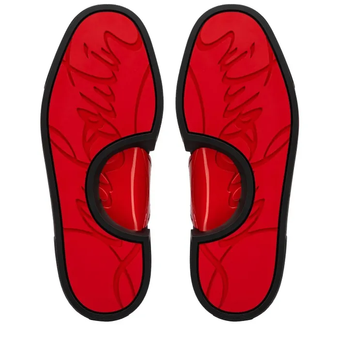 Men Jimmy Sneakers 8211 Calf Leather And Nappa Leather 8211 Black Christian Louboutin Sneakers