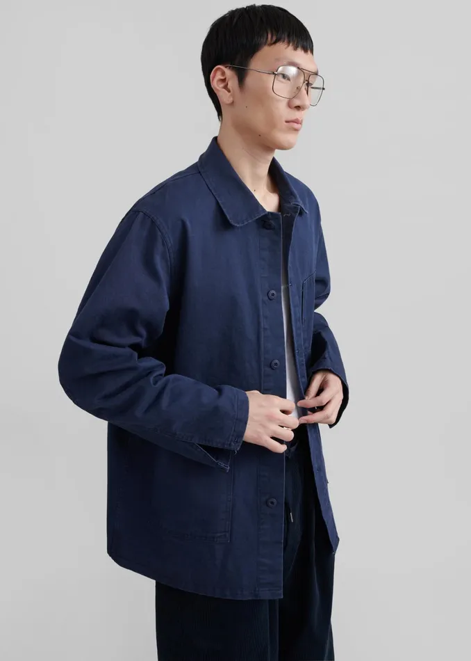 Men Julien Utility Jacket 8211 Navy The Frankie Shop Outerwear
