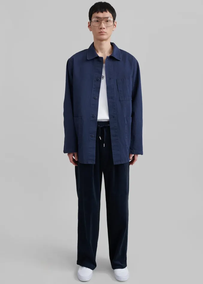 Men Julien Utility Jacket 8211 Navy The Frankie Shop Outerwear