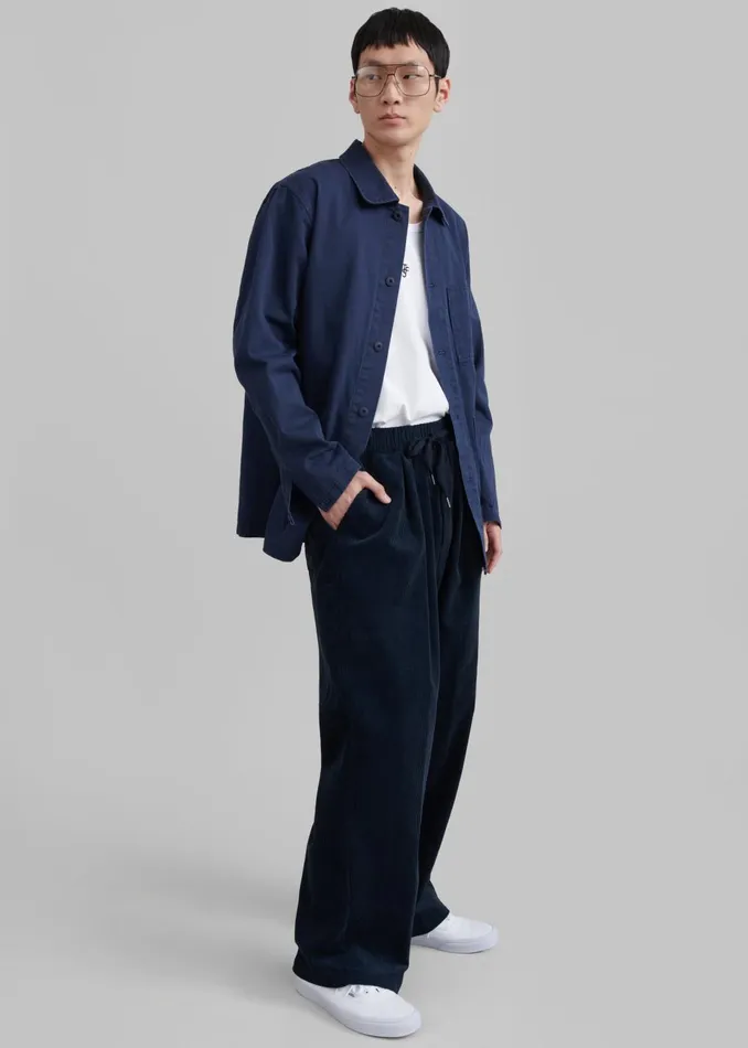 Men Julien Utility Jacket 8211 Navy The Frankie Shop Outerwear