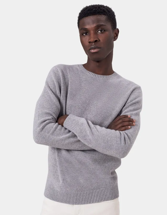 Men Knit Sweaters Colorfulstandard Classic Merino Wool Crew 8211 Ocean Green