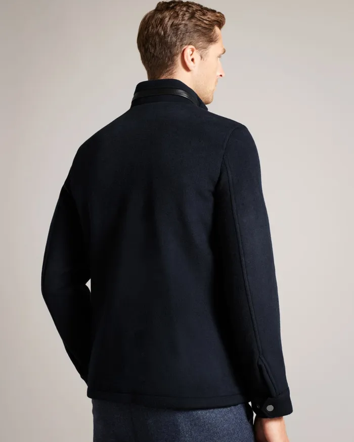 Men KNOWL 8211 Funnel Neck Wool Field Jacket Navy Ted Baker Coats and Jackets Men KNOWL 8211 Funnel Neck Wool Field Jacket Navy Ted Baker Coats and Jackets