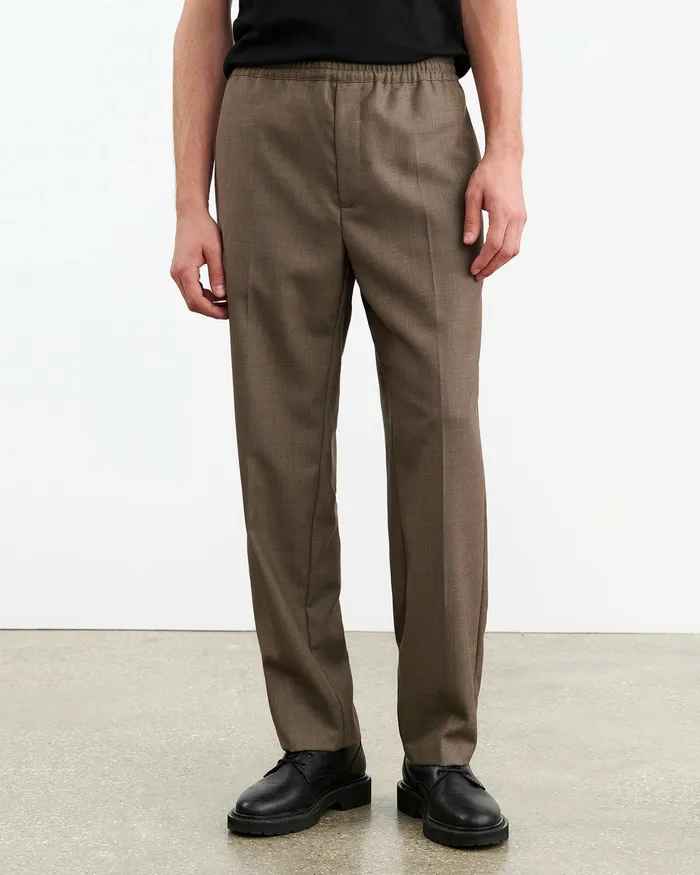 Men LAWRENCE PANT Taupe Grey Pants and Shorts Nili Lotan