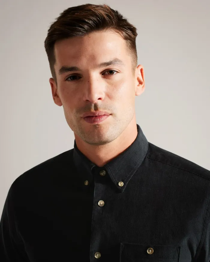 Men LECCO 8211 Long Sleeve Shirt Dark Navy Ted Baker Shirts Men LECCO 8211 Long Sleeve Shirt Dark Navy Ted Baker Shirts
