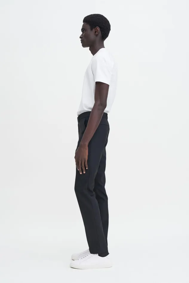 Men Liam Wool Trousers Black Filippa K Trousers