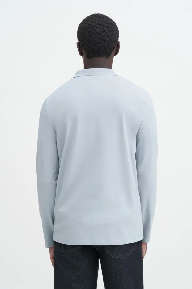 Men Luke Stretch Polo Shirt Thunderstorm Filippa K TShirts