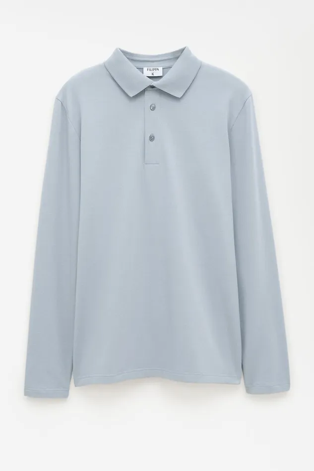 Men Luke Stretch Polo Shirt Thunderstorm Filippa K TShirts
