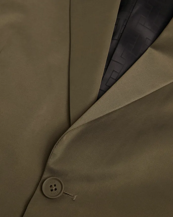 Men MAFAIRJ 8211 Slim Fit Notch Lapel Cotton Blazer Khaki Ted Baker Blazers Men MAFAIRJ 8211 Slim Fit Notch Lapel Cotton Blazer Khaki Ted Baker Blazers