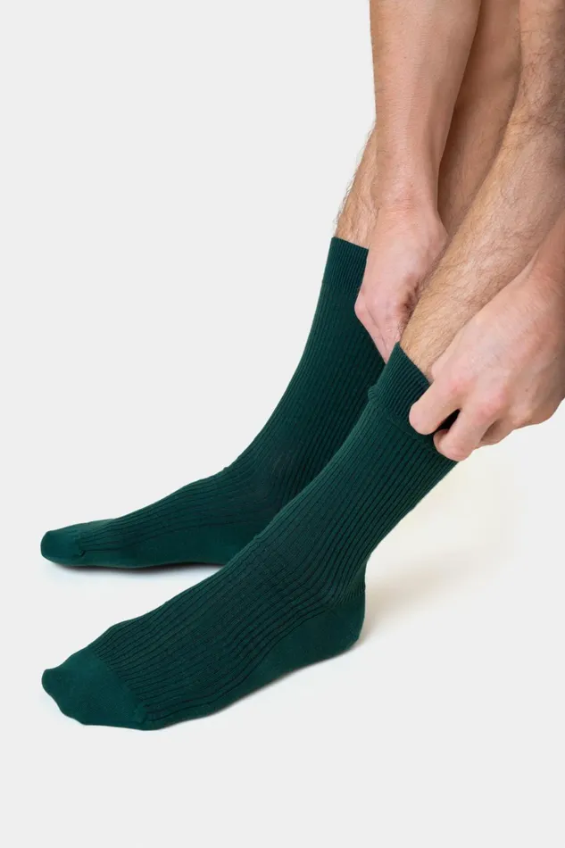 Men Merino Wool Blend Sock Warm Taupe Colorful Standard Socks and