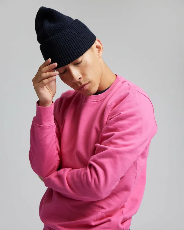 Men Merino Wool Hat Polar Blue Colorful Standard Hats