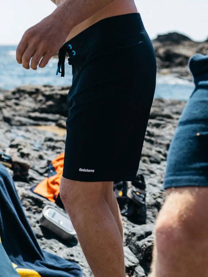 Men Merlin Board Shorts Black Finisterre Shorts