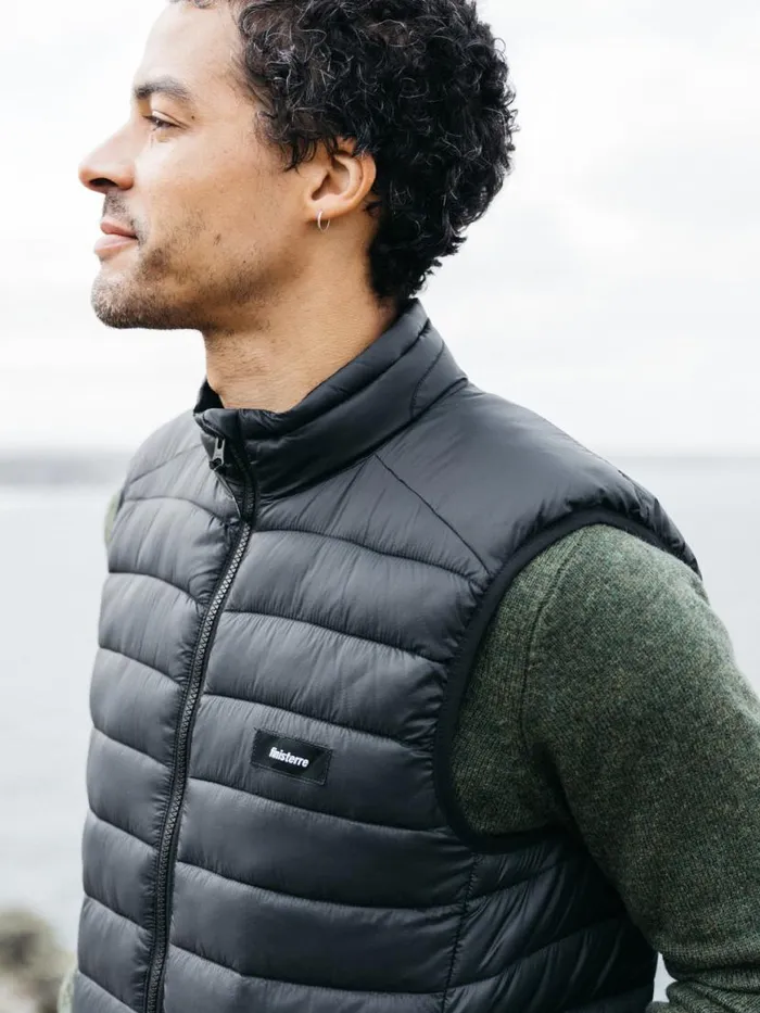 Men Nimbus Insulated Gilet Black Finisterre Jackets Coats and Gilets