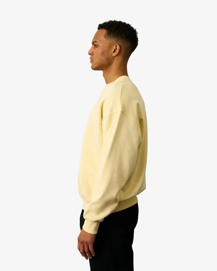 Men Organic Oversized Crew Pearly Purple Colorful Standard Crewneck Sweatshirts