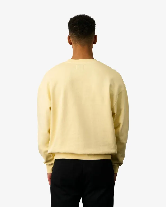 Men Organic Oversized Crew Pearly Purple Colorful Standard Crewneck Sweatshirts