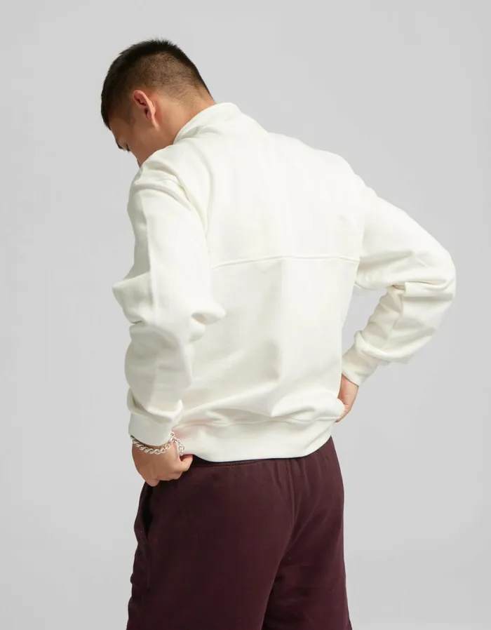 Men Organic Quarter Zip Limestone Grey Colorful Standard Quarter Zips