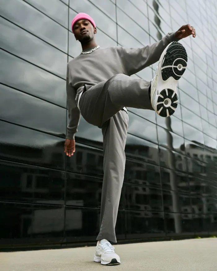 Men Organic Twill Pants Optical White Colorful Standard Pants