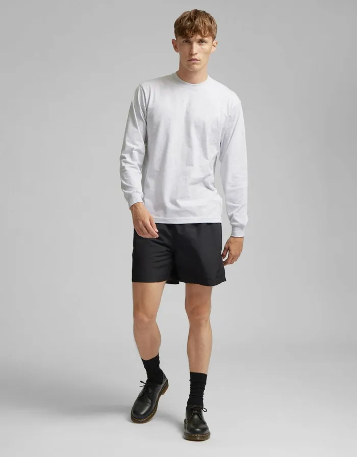 Men Oversized Organic LS TShirt Dusty Olive Colorful Standard TShirts