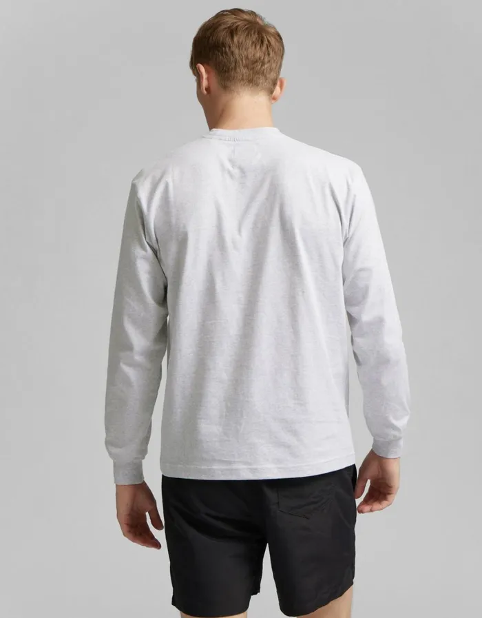 Men Oversized Organic LS TShirt Dusty Olive Colorful Standard TShirts