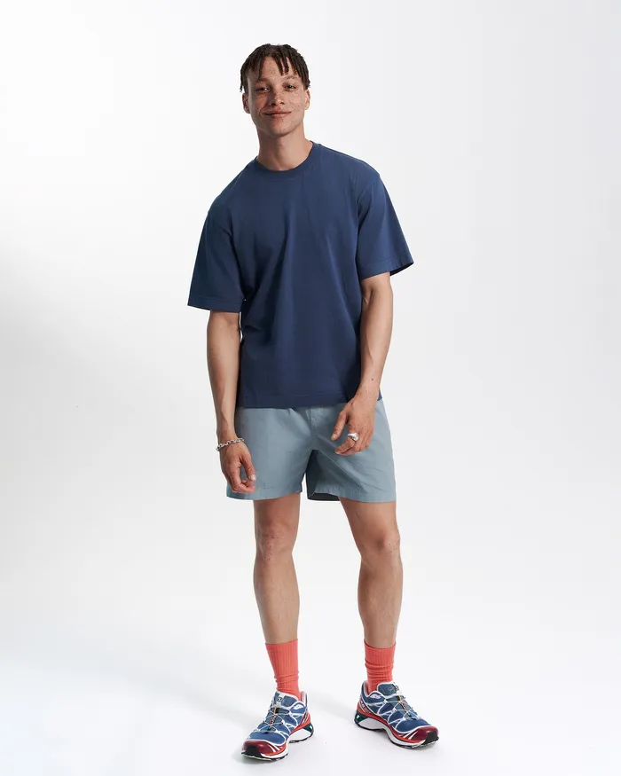 Men Oversized Organic TShirt 8211 Soft Lavender TShirts Colorfulstandard