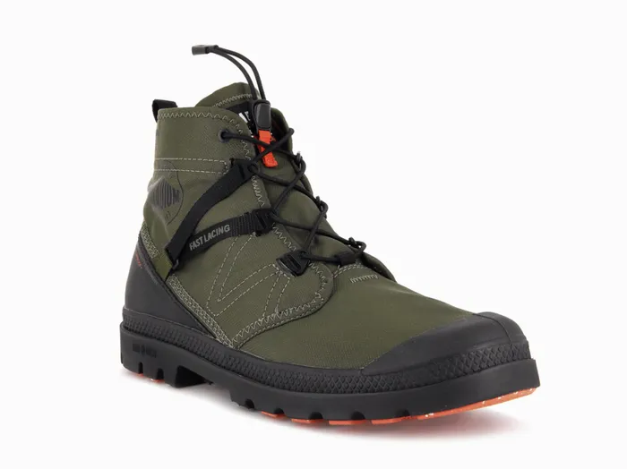 Men PAMPA TRAVEL LITE WATERPROOF Olive Night PALLADIUM Boots Men PAMPA TRAVEL LITE WATERPROOF Olive Night PALLADIUM Boots