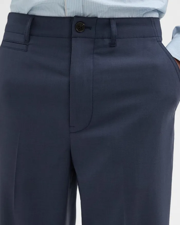 Men Pants Theory Relaxed Virgin Wool Pant Inkwell