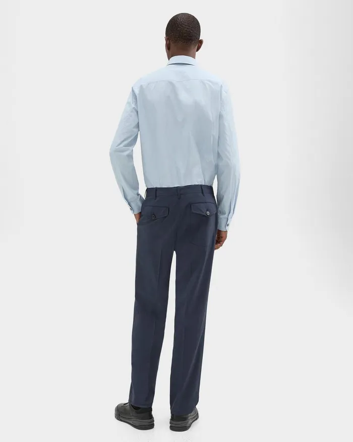 Men Pants Theory Relaxed Virgin Wool Pant Inkwell