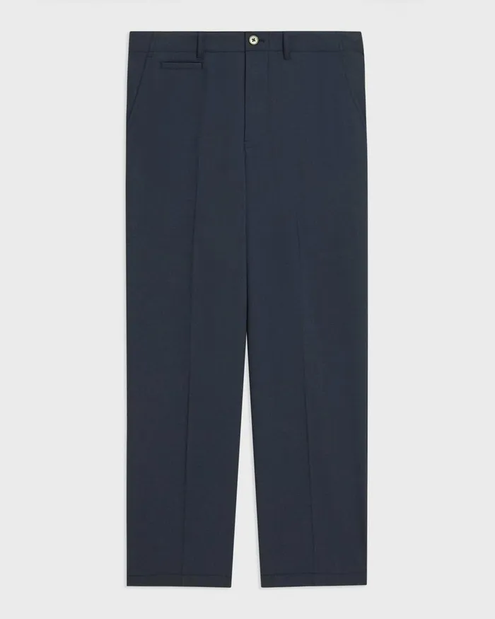 Men Pants Theory Relaxed Virgin Wool Pant Inkwell