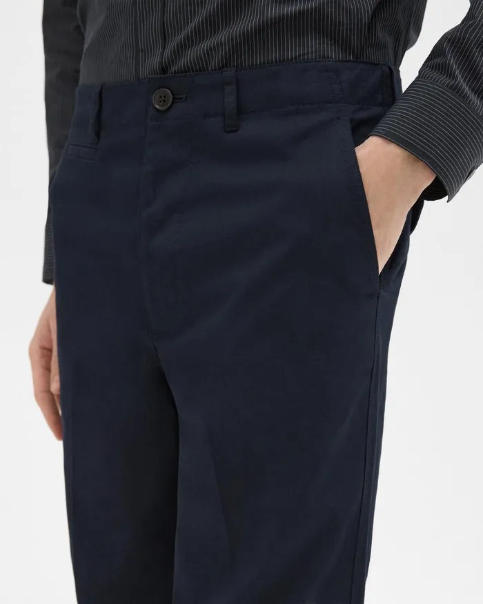Men Pants Theory Relaxed Virgin Wool Pant Navy