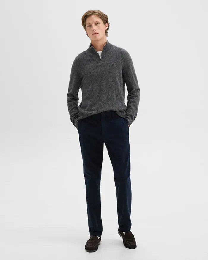 Men Pants Theory Zaine Pant In Moleskin Twill Baltic