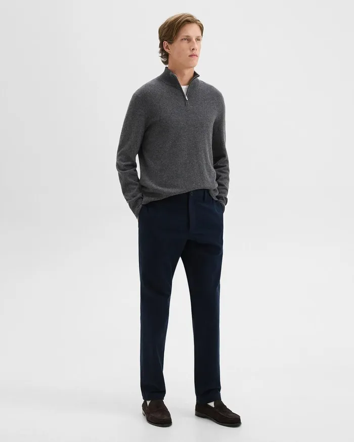 Men Pants Theory Zaine Pant In Moleskin Twill Baltic