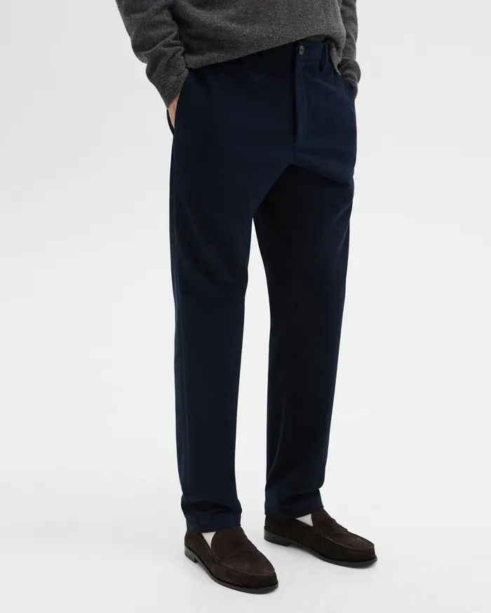 Men Pants Theory Zaine Pant In Moleskin Twill Baltic