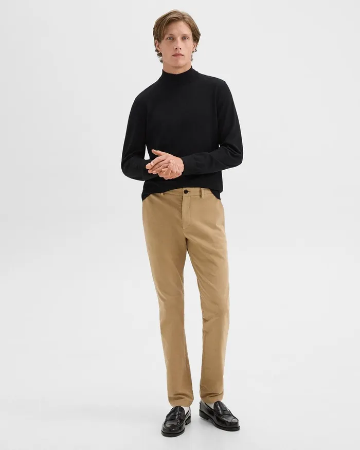 Men Pants Theory Zaine Pant In Moleskin Twill New Camel