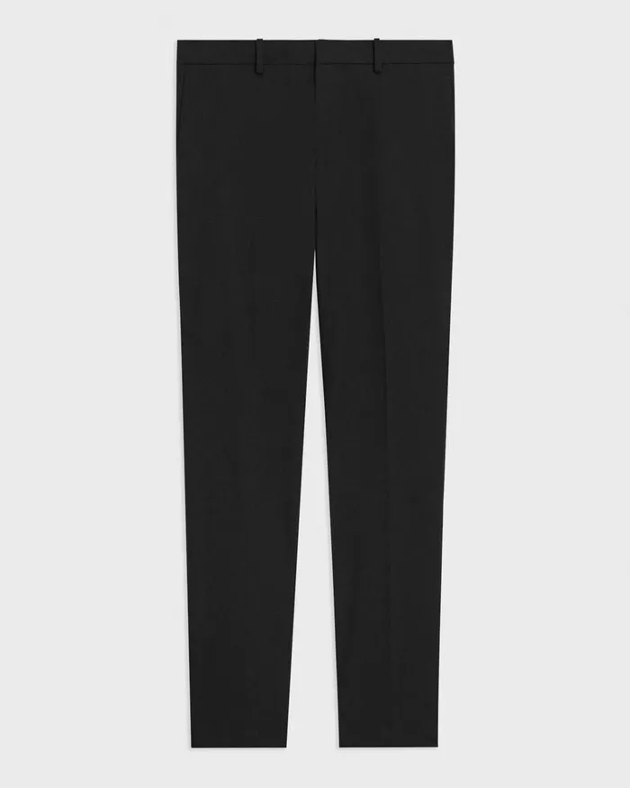 Men Pants Theory Zaine Pant In Stretch Cotton Black