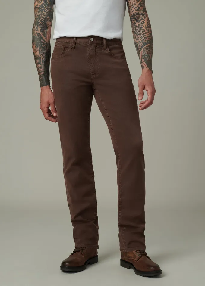 Men Pants Trousers Joe8217s Jeans THE BRIXTON TWILL Chocolate Martini