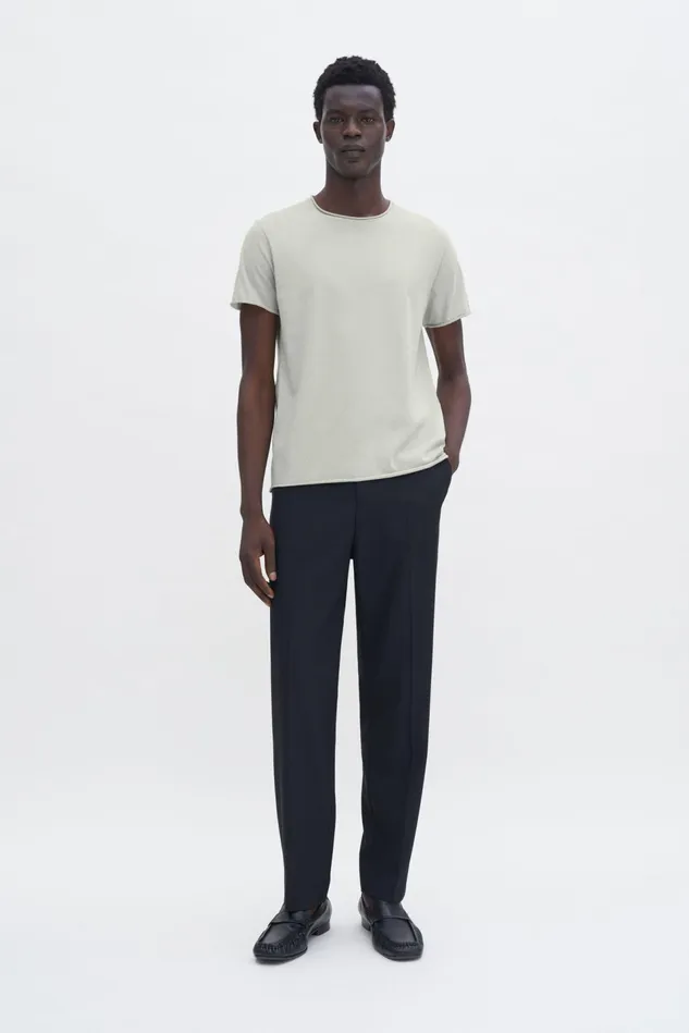 Men Roll Neck Tee Faded Moss Filippa K TShirts