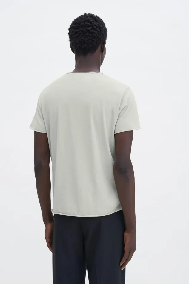 Men Roll Neck Tee Faded Moss Filippa K TShirts