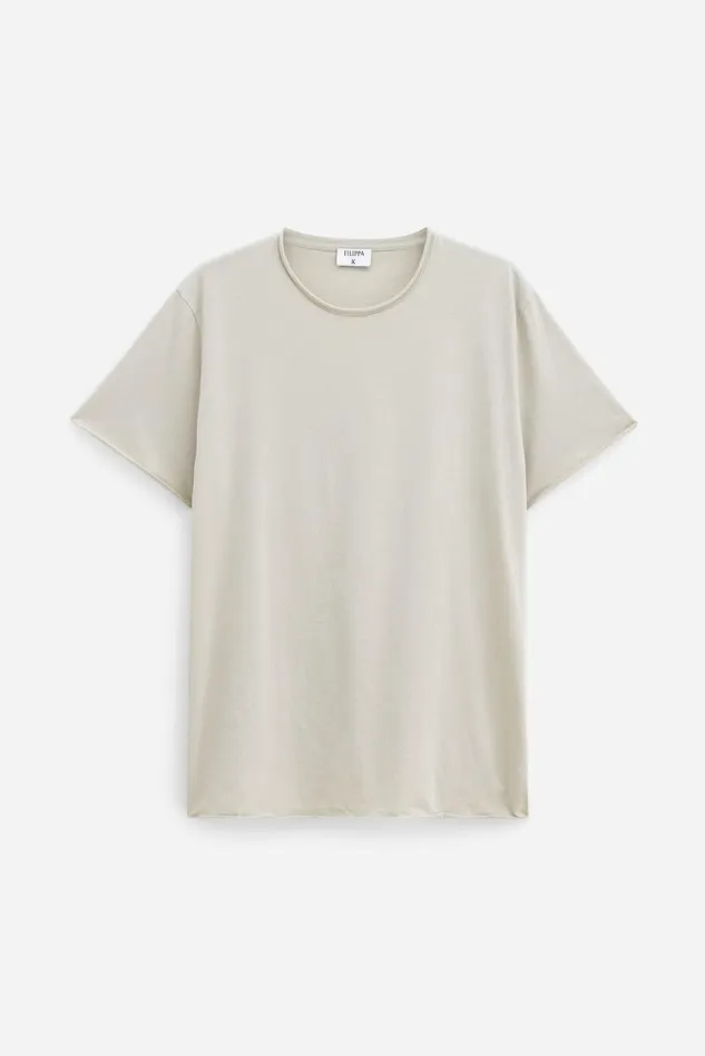 Men Roll Neck Tee Faded Moss Filippa K TShirts