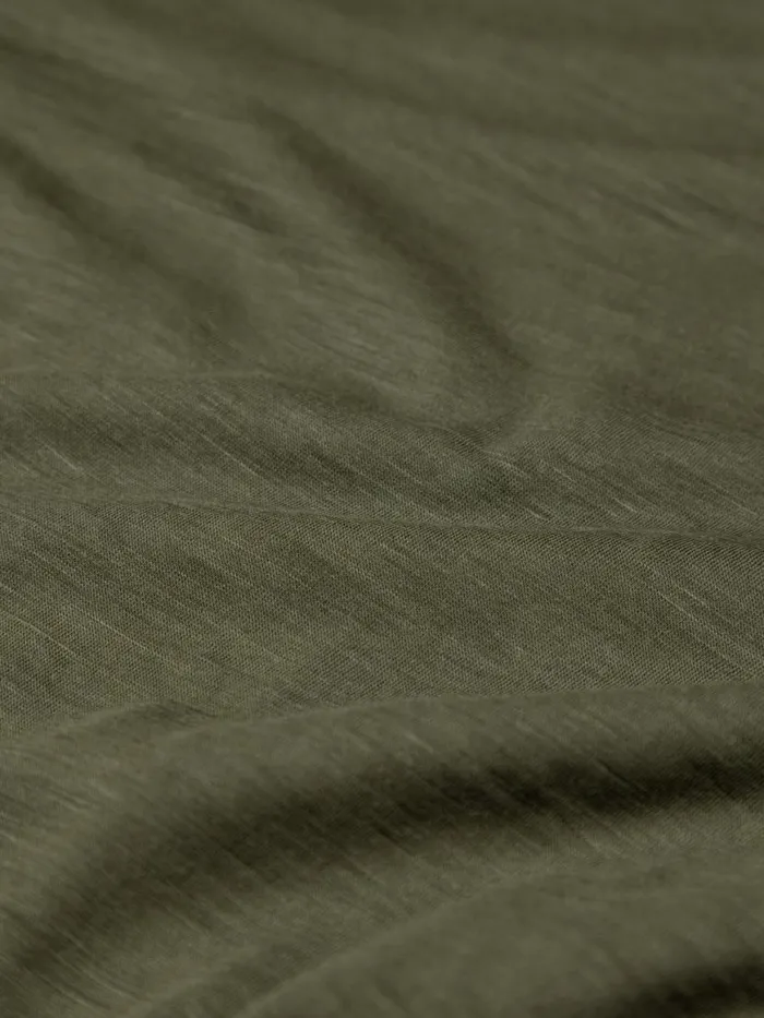 Men Seeker Merino TShirt Olive Finisterre Base Layers and Underwear