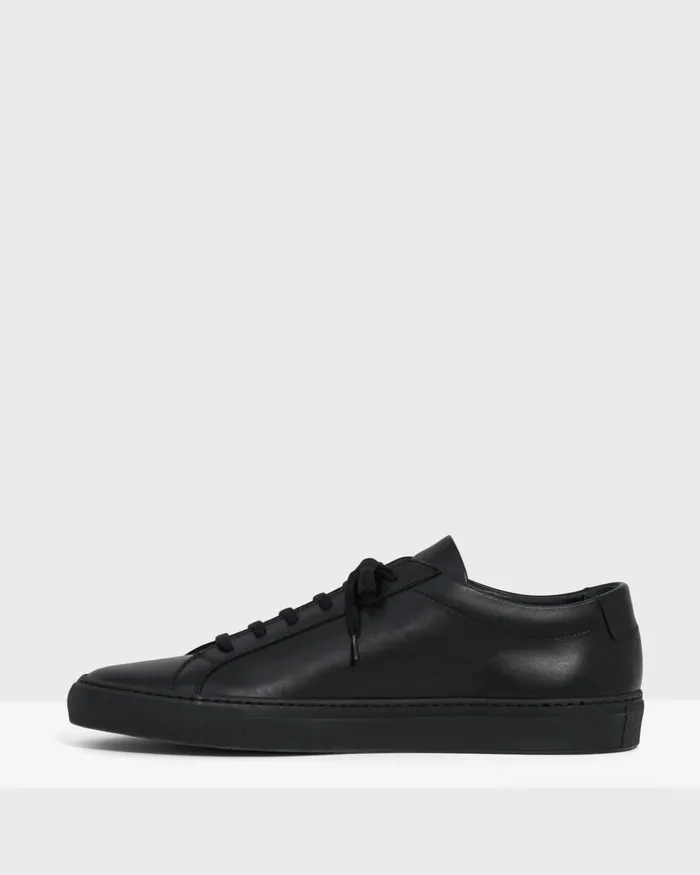 Men Shoes Theory Common Projects Original Achilles Sneakers Blackblack Sole