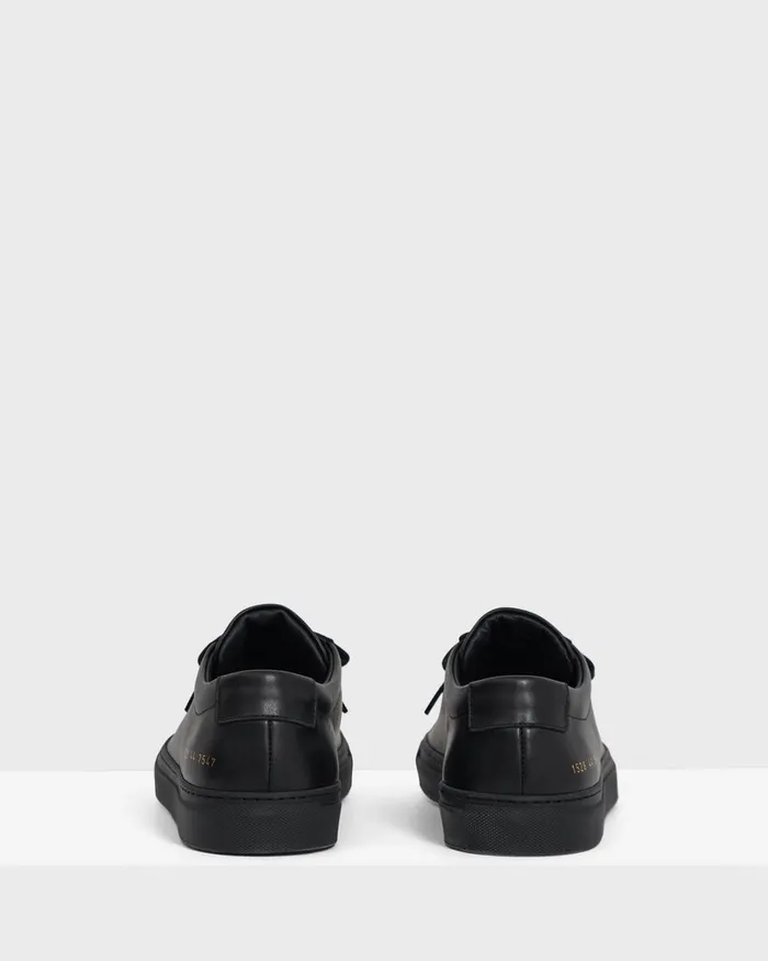 Men Shoes Theory Common Projects Original Achilles Sneakers Blackblack Sole