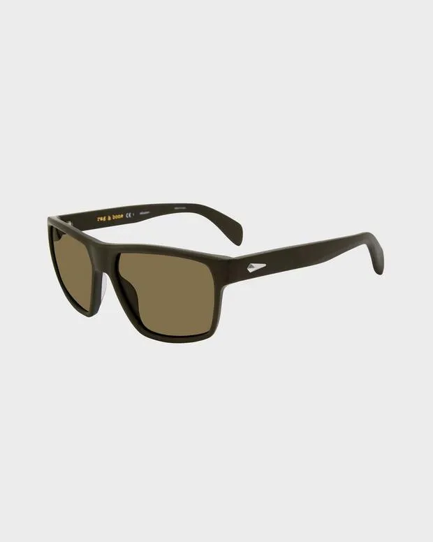 Men Sunglasses Rag and Bone Aron Matte Green
